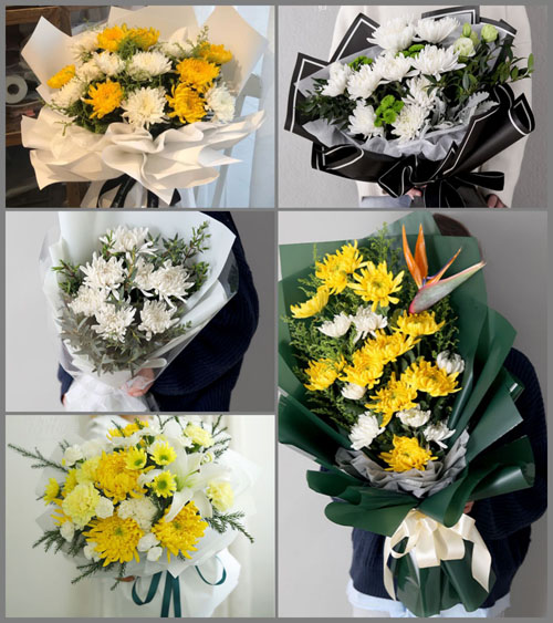 广东东莞市东坑镇井美村白事花束代送